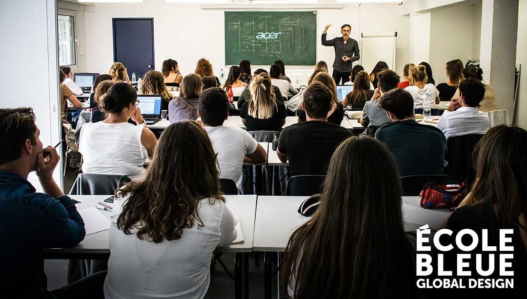 École Bleue, conférence sur les metiers du design et de l'architecture intérieure avec les diplômés en design global 2019